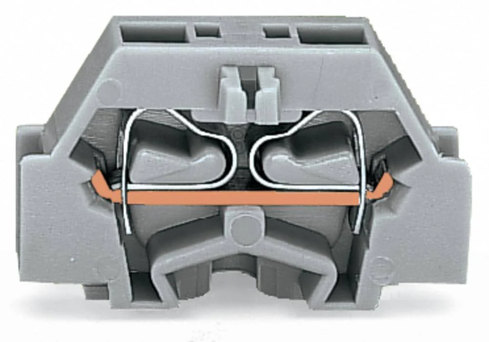 Клемма WAGO 261-313, 2 pin, 0.08мм² - 2.50мм², 500В, 24А, конф: L, (200 шт)