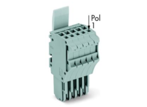 Внутренний разъём WAGO 2020-105/124-000, 5 pin, 0.5мм²-1.5мм², 500В, 13.5А, CS: 3.5мм, (1 шт)