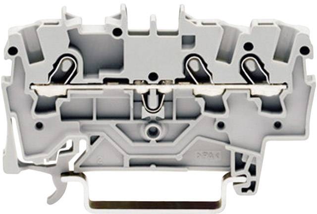 Клемма WAGO 2001-1301, 3 pin, 0.25мм² - 2.50мм², 800В, 18А, конф: L, (1 шт)