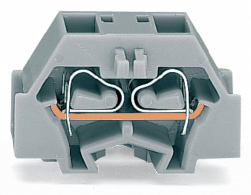 Клемма WAGO 260-336, 4 pin, 0.08мм² - 1.50мм², 400В, 18А, (300 шт)