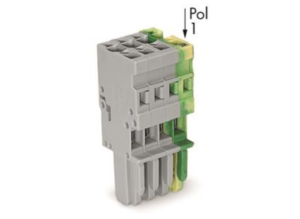 Внутренний разъём WAGO 769-104/000-036, 4 pin, 0.08мм²-4.0мм², 500В, 32А, CS: 5мм, (1 шт)