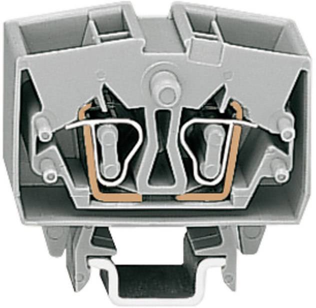 Клемма WAGO 264-721, 4 pin, 0.08мм² - 2.50мм², 800В, 24А, конф: L, (1 шт)