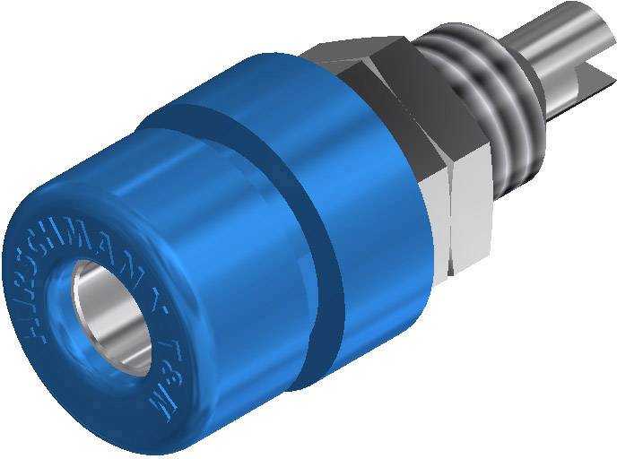 930166102, SKS-HIRSCHMANN BIL 30 - Лабораторное гнездо, Ø-контакта: 4 мм, синий : 1 шт.