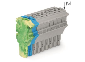 Внутренний разъём WAGO 2022-110/000-039, 10 pin, 0.75мм²-4.0мм², 690В, 24А, CS: 5.2мм, (1 шт)