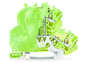 Двухуровневый клеммный блок WAGO 2002-2207/099-000, 2 pin, 0.25мм²-4.0мм², 800В, 24А, (1 шт)