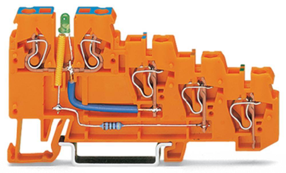 Клемма бесконтактного переключателя WAGO 270-574/281-483, 5 pin, 0.08мм² - 2.50мм², 24В, (10 шт)