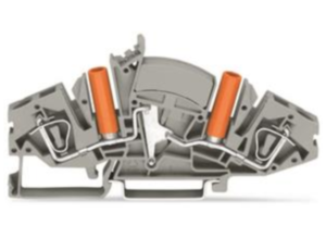 Проходная клеммная колодка WAGO 282-841, 1 pin, 0.2мм²-6.0мм², 500В, 30А, (1 шт)