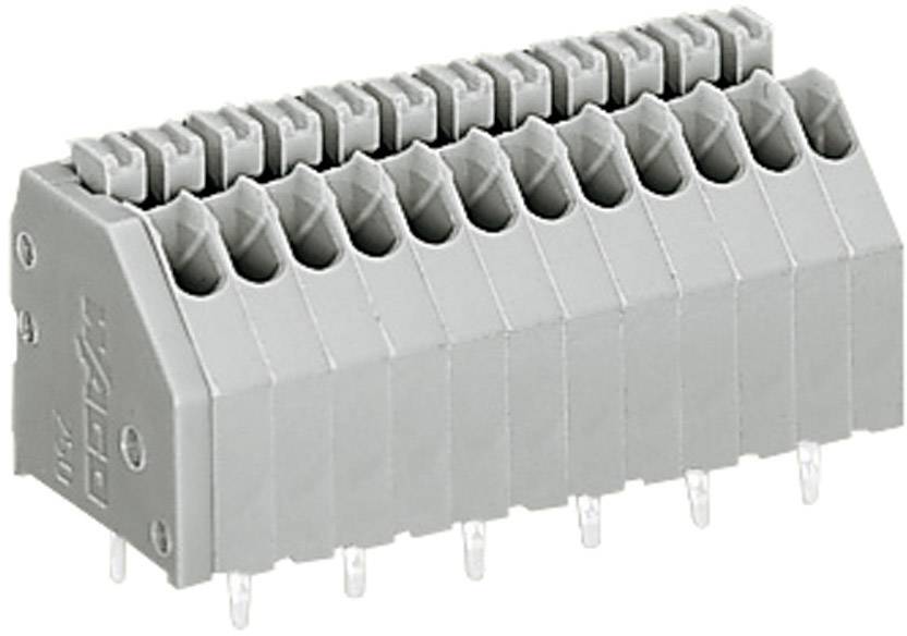 Быстроразъемная клемма WAGO 250-407, 7 pin, 0.14мм² - 0.50мм², 160В, 2А, CS: 2.50мм, (1 шт)