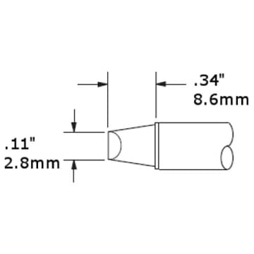 Картридж-наконечник Metcal CVC-6CH0034S 