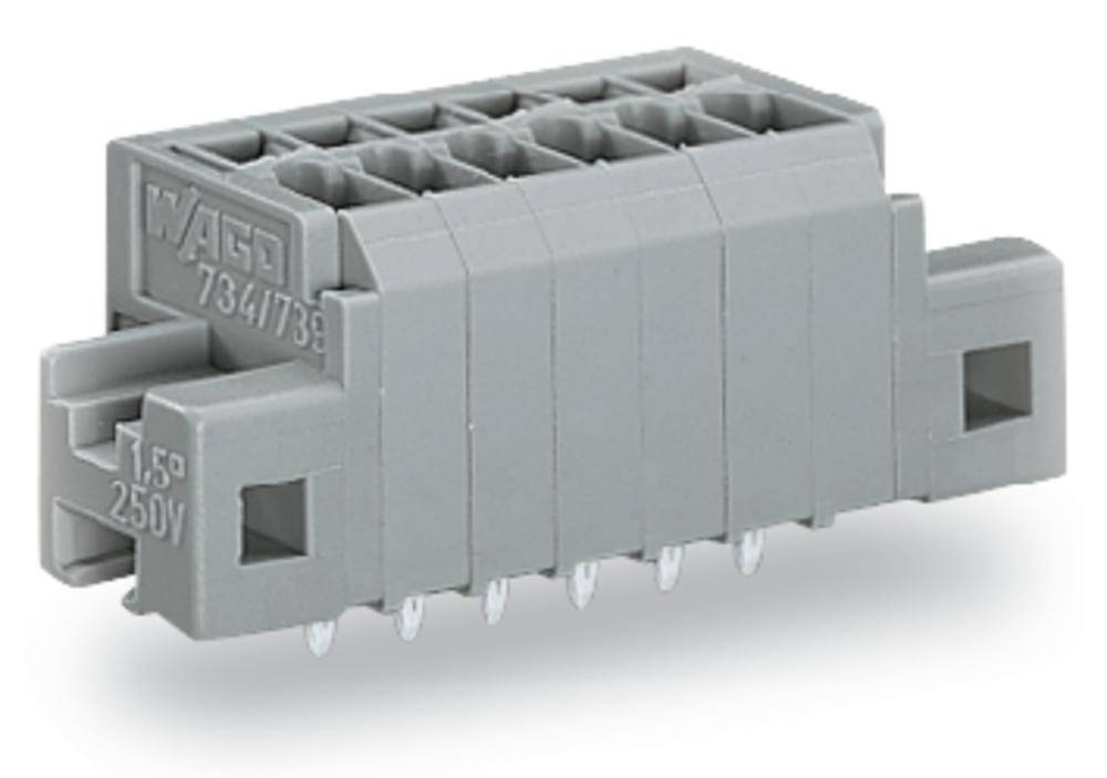 Быстроразъемная клемма WAGO 739-308/001-000, 8 pin, 0.08мм² - 1.50мм², 160В, CS: 3.50мм, (160 шт)