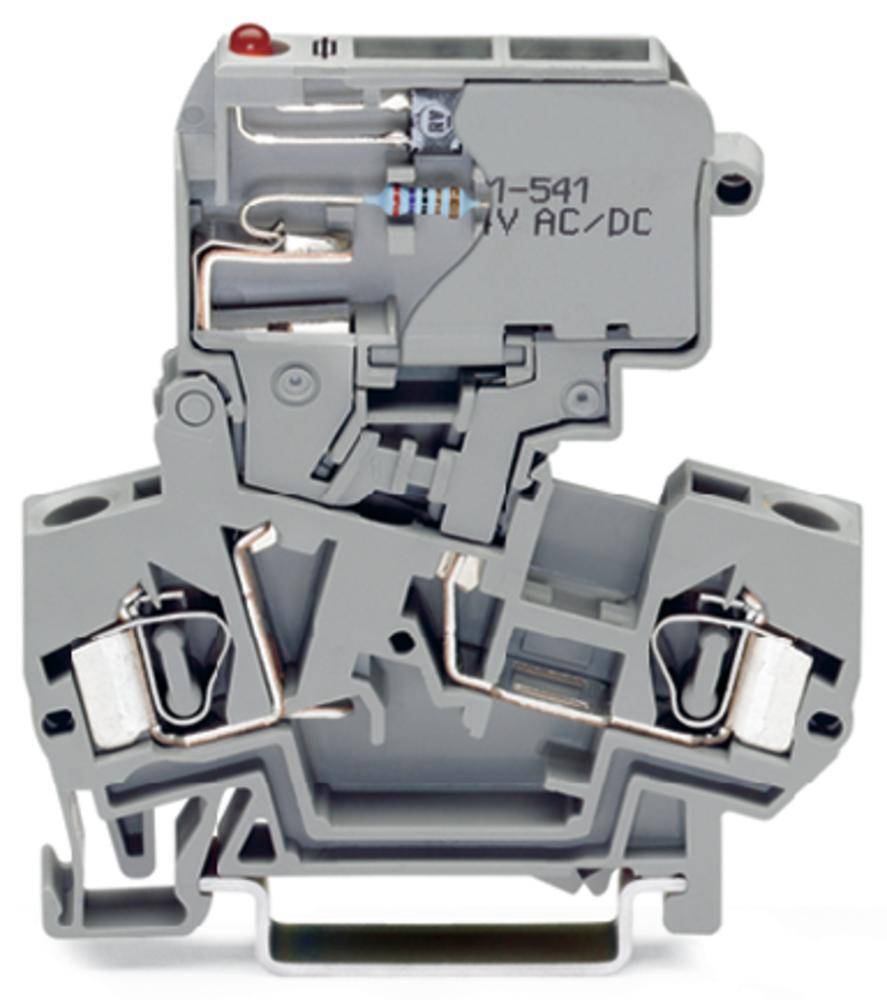 Клемма предохранителя WAGO 281-612/281-541, 2 pin, 0.08мм² - 4мм², 800В, 10А, конф: L, (50 шт)