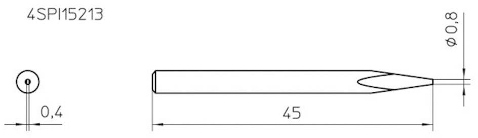 Паяльное жало Weller 4SPI15213-1 SPI15 213