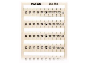 Маркерная карта WAGO 793-650, (1 шт)