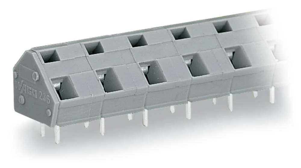 Быстроразъемная клемма WAGO 236-603/000-009/999-950, 3 pin, 0.08мм² - 2.50мм², 440В, 16А, CS: 10мм;10.16мм, (140 шт)