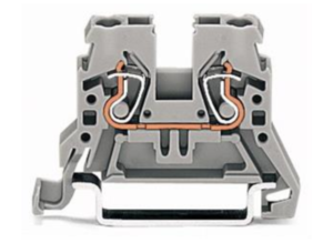 Проходная клеммная колодка WAGO 870-903, 1 pin, 0.08мм²-2.5мм², 500В, 24А, (1 шт)