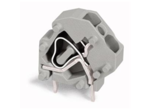 Клемма печатной платы WAGO 745-3803/999-950, 1 pin, 0.08мм²-4.0мм², 176В, 27А, CS: 5мм, (1 шт)