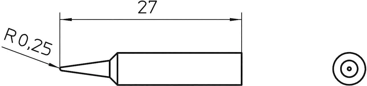 Паяльное жало Weller T0054485099 XNT 1