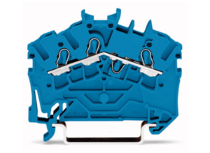 Проходная клеммная колодка WAGO 2002-6304, 1 pin, 0.25мм²-2.5мм², 550В, 24А, (1 шт)