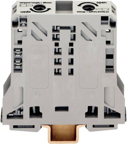 Клемма WAGO 285-150, 2 pin, 10мм² - 50мм², 1000В, 150А, конф: L, (1 шт)