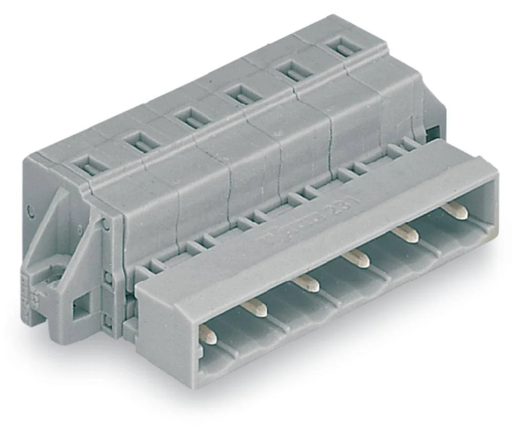 Штифтовая планка WAGO 731-616/019-000, 16 pin, 0.08мм² - 2.50мм², 630В, 12А, CS: 7.50мм, (10 шт)