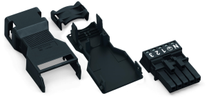 Гнездо WAGO 890-105, 5 pin, 0.25мм²-1.5мм², 400В, 13А, (1 шт)