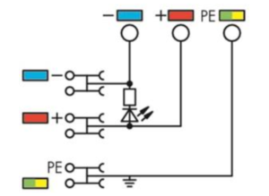 Клемма питания инициатора WAGO 2000-5457/1102-953, 3 pin, 0.14мм²-1.5мм², 250В, 28А, (1 шт)