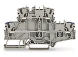 Двухуровневая клемма WAGO 2002-2702, 2 pin, 0.25мм²-4.0мм², 800В, 24А, (1 шт)