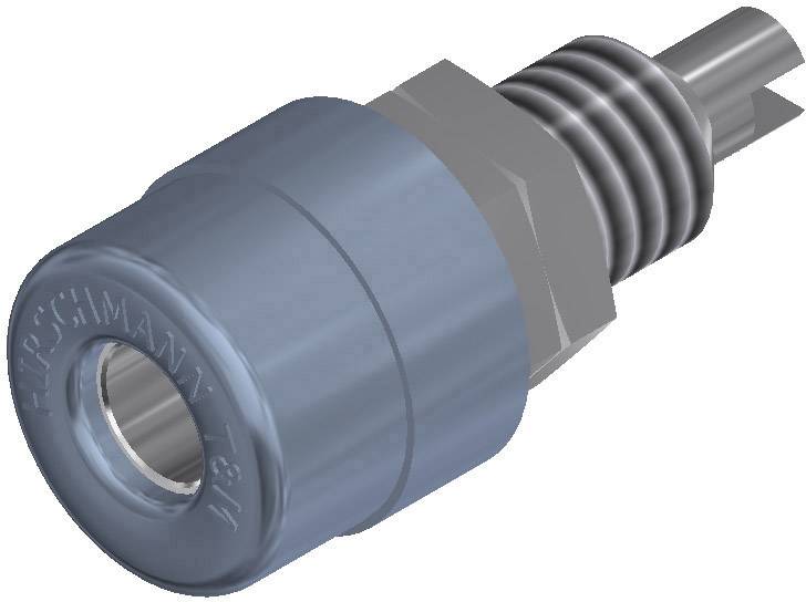 930176104, SKS-HIRSCHMANN BIL 20 - Лабораторное гнездо, Ø-контакта: 4 мм, серый : 1 шт.
