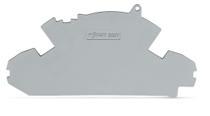 Торцевая/разделительная пластина WAGO 2007-8893, (1 шт)