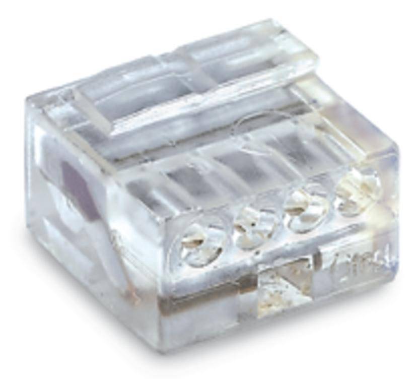 Коробка eljo 1437545r 60x60x30 мм 5 зажимов 2,5кв. Клемма wago 221-412 (2х4,0мм2 с рычажком),. Клемма 4x2. Клемма смк 222-415. Клемма прозрачная.