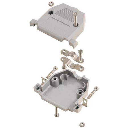 D-SUB пластиковый корпус MH Connectors 2360-0102-13,  выводы: 25