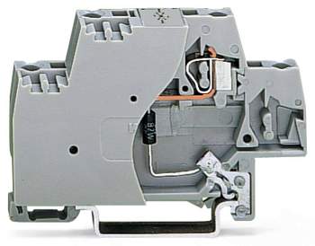 Клемма WAGO 280-502/281-592, 2 pin, 0.08мм² - 2.50мм², 115В, 20А, конф: L, (50 шт)