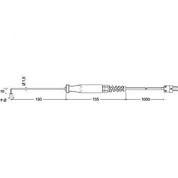 Датчик температуры поверхности Greisinger 603410 