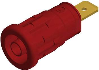 972362101, SKS-HIRSCHMANN SEP 2620 F6,3 - Лабораторное гнездо, Ø-контакта: 4 мм, красный : 1 шт.