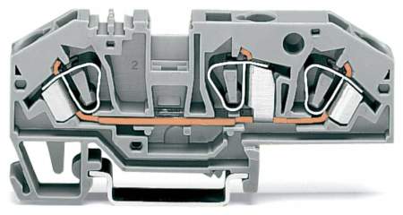 Клемма WAGO 282-699, 3 pin, 0.20мм² - 6мм², 800В, 41А, конф: L, (25 шт)