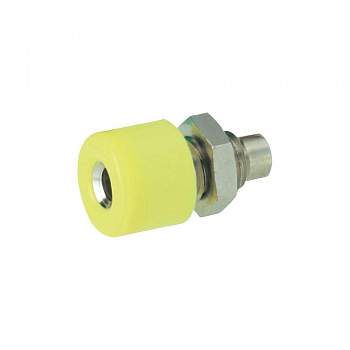 187 GELB, SCHNEPP - Лабораторное гнездо, Ø-контакта: 2.6 мм, желтый : 1 шт.