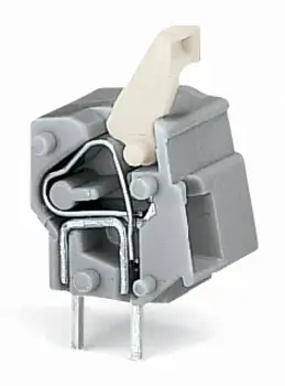 Быстроразъемная клемма WAGO 257-762, 1 pin, 0.08мм² - 2.50мм², 1000В, CS: 10мм;10.16мм, (300 шт)