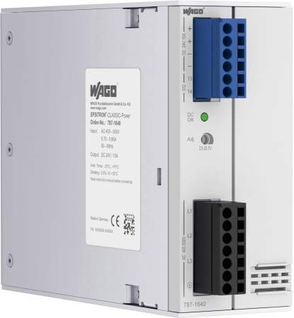 Блок питания на DIN-рейке WAGO 787-1640 