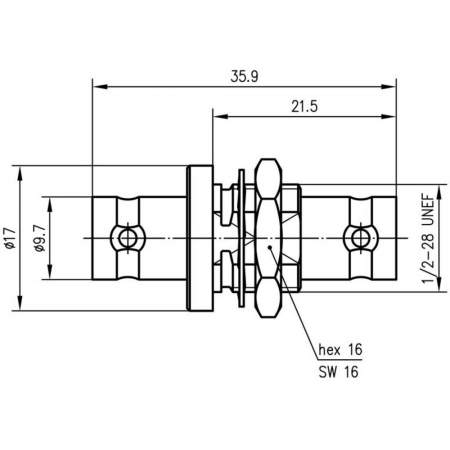 J01005A0008, Telegärtner - BNC-разъем : - BNC-разъем : 1 шт.