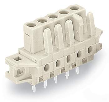 Розетка для подключения к печатной плате WAGO 722-145/031-000, 15 pin, 250В, 15А, CS: 5мм, (25 шт)