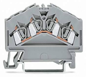 Клемма WAGO 280-946, 4 pin, 0.08мм² - 2.50мм², 800В, 24А, (100 шт)