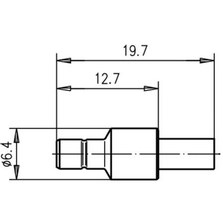 J01160A0471, Telegärtner - SMB-разъем, 50 Ом : 1 шт.