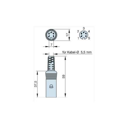 DIN-соединитель Hirschmann мAK 50