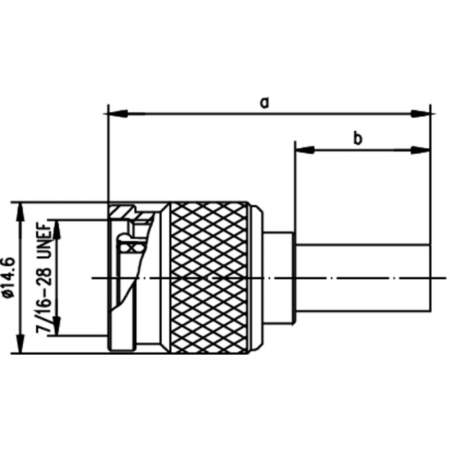 J01010F2255, Telegärtner - TNC-разъем, 50 Ом : 1 шт.