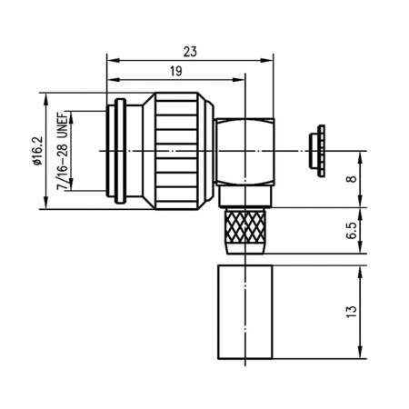 J01010A0037, Telegärtner - TNC-разъем, 50 Ом : 1 шт.