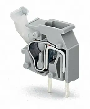 Быстроразъемная клемма WAGO 255-740, 1 pin, 0.08мм² - 2.50мм², 320В, CS: 5мм;5.08мм, (500 шт)