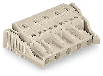 Розетка для подключения кабеля WAGO 721-2103/037-045, 3 pin, 0.2мм² - 2.5мм², 320В, 16А, CS: 5мм, (50 шт)