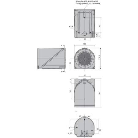 Звукосниматель Werma Signaltechnik 144.000.75 