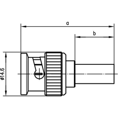 J01002F1352z, Telegärtner - BNC-разъем, 75 Ом : 1 шт.