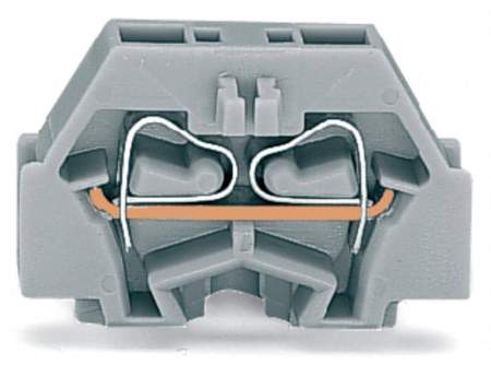Клемма WAGO 260-313, 2 pin, 0.08мм² - 1.50мм², 400В, 18А, конф: L, (300 шт)